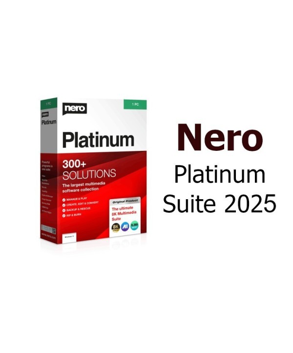 Nero Platinum 2025 Suite SE 1 Jahr/ 1 PC Key GLOBAL